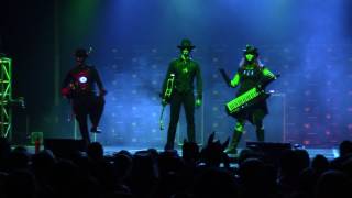 Anime Midwest 2016  Steam Powered Giraffe  Introductions and  Stalling [upl. by Lexi655]