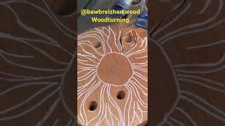 woodturning woodworking art asmr epoxyresin beautiful bawbreizhartwood resin [upl. by Georgena581]