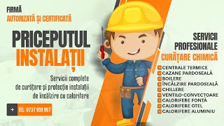 Curățare Chimică Priceputul Instalații [upl. by Durware]