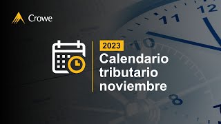 🗓️ Calendario tributario Noviembre [upl. by Broeder]