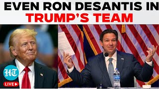 LIVE Trumps Former Rival Ron DeSantis Offered Position In Trump Admin Florida Governor Reacts US [upl. by Sumahs605]