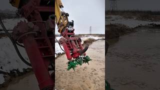 Powerful Excavator Dredge Pump in Action Generated using dredgepump shortvideo RustRenewal [upl. by Bhayani773]