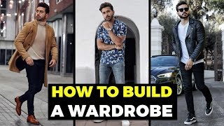 BUILDING A MENS WARDROBE For Beginners  The BASICS  Mens Fashion [upl. by Redford]