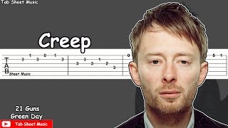 Radiohead  Creep Guitar Tutorial [upl. by Lewin970]