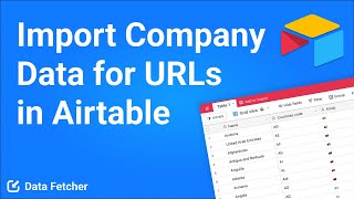 How to Import Clearbit Company Data for URLs [upl. by Enylecoj]