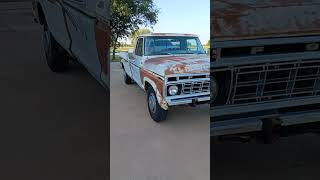 1977 F350 Camper trailer special 460 Cid 75 litre C6 auto James A Buies truck Reserection [upl. by Lowson]