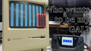 Can we program a new GAL chip to repair this Macintosh Plus And adding internal SCSI [upl. by Onej272]