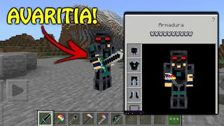 NOVO E MELHOR ADDON DO AVARITIA PARA O MINECRAFT PE 116 [upl. by Arahsak10]