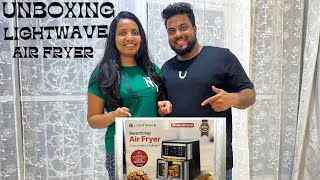 Unboxing Lightwave airfryer  LightwaveAirFryer healthycooking airfryerrecipes oilfreecooking [upl. by Eerak]