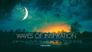 Waves of Inspiration  New energies  NEW Moon in Capricorn 🌙 January 2024 [upl. by Pool]