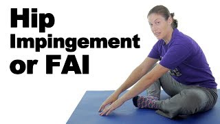 Hip Impingement FAI Pain Stretches amp Exercises  Ask Doctor Jo [upl. by Samoht542]