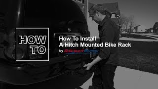 How To Install A Hitch Mounted Bike Rack [upl. by Bonis]