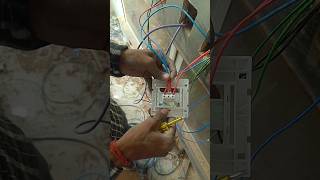 Two way switch connection electrical work experiment switchsocket hitsong video trending short [upl. by Isbella159]