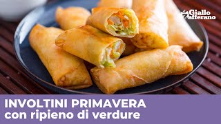 INVOLTINI PRIMAVERA CINESI  Ricetta originale super croccante [upl. by Kiki]