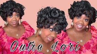 Outre perfect hairline Lori 13x4 lace front wig [upl. by Rehteh]