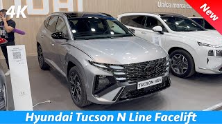 Hyundai Tucson N Line 2025 Review 4K  Facelift Exterior  Interior HEV [upl. by Suivatra73]