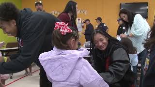 Lubbock ISD Partners in Education  Lubbock Firefighters Association Coat Giveaway [upl. by Arvy330]