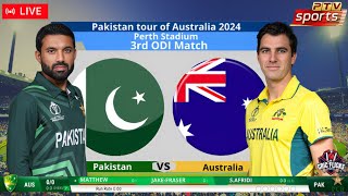 🔴 Live Pakistan Vs Australia – 3rd ODI Live Match  PAK Vs AUS Live Today cricket pakvsaus [upl. by Osmund]