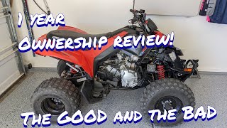 2021 canam ds 250 full walk around 1 year review [upl. by Pelagi299]