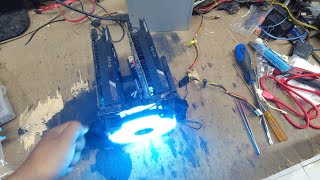 Stand mining rig 2 vga GPU murah DIY 3d printing [upl. by Ojyram328]