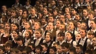 Russian National Anthem  Childrens Choir At The Mariinsky Theatre St Petersburg [upl. by Penelope]