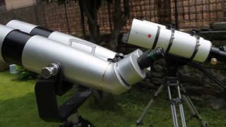 General HIT binoculars 25x150 and Binoscope 150mm Binocolo 25x150 e Binoscopio di 150mm PART 22 [upl. by Ahselet]