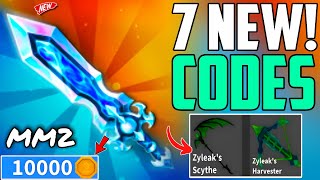 UPDATE CODES⚠️ZYLEAKS MM2 CODES IN 2024  CODES FOR ZYLEAKS MM2 MM2 CODES ROBLOX 2024 update [upl. by Knick]