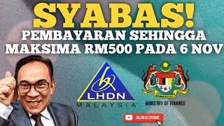 PEMBAYARAN SEHINGGA MAKSIMA RM500 MULAI 6 NOV 2024 [upl. by Queri975]