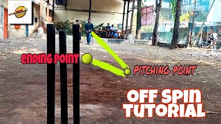 Off Spin Tutorial In Underarm Box Type Cricket [upl. by Bacon]