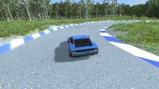 BeamNGdrive  Donington Park race track uk Now a little smoother [upl. by Elison274]