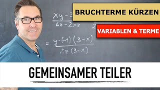 Wie kürzt man Bruchterme  einfaches Kürzen von Bruchterme  Vereinfachen von Terme [upl. by Rivard337]