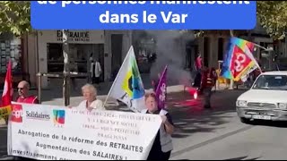 Plusieurs centaines de personnes manifestent dans le Var [upl. by Tiram]