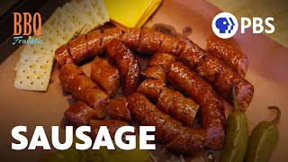 Making Sausage From Scratch  BBQ with Franklin  Full Episode [upl. by Arataj]