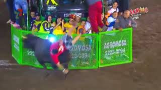 Funny  Guy gets hit 2 times while escaping during bullfighting [upl. by Ancell110]