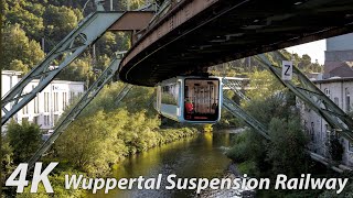 ⁴ᴷ⁶⁰ Wuppertal Schwebebahn Observations of Germanys Suspension Railway [upl. by Ahsieyt]