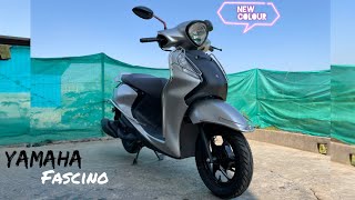 New Fascino Silver colour 🔥🔥🔥  Yamaha Fascino 125  Harsh verma [upl. by Suivatal]