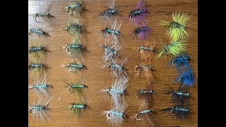 Fly tying a Crackleback with Rainbow body [upl. by Anaiuq]