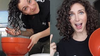 Ultimate Hydration amp The Bowl Method For Curly Hair [upl. by Hartfield]