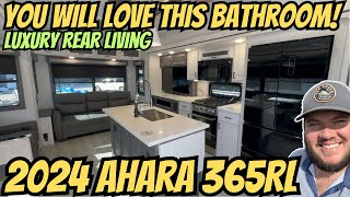 2024 Ahara 365RL  BEAUTIFUL Rear Living 5th Wheel by East To West RV [upl. by Yelrahs]