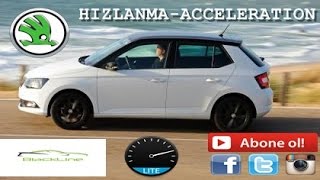 YENİ Skoda FABIA 12 TSI DSG 0100 Hızlanma  Acceleration 0100 kmh [upl. by Ethelinda]