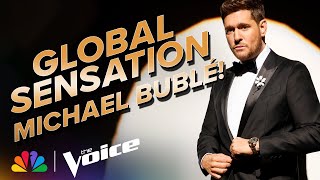 Michael Bublé Surprises the Coaches at Every Turn  The Voice  NBC [upl. by Joann43]