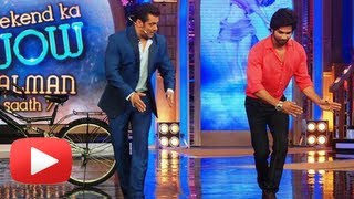 Salman Khan And Shahid Kapoor Dance On Bigg Boss 7  Weekend Ka Wow [upl. by Amalita]