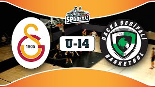 Galatasaray A U14  Daçka Şerifali A U14  Full Maç 141024 [upl. by Adella]