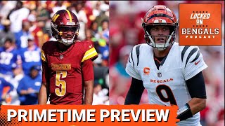 Cincinnati Bengals vs Washington Commanders  Monday Night Football FIRST LOOK [upl. by Orabelle]