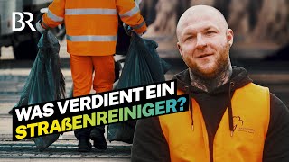 Sicherer Job ohne Ausbildung aber reicht das Gehalt als Straßenreiniger  Lohnt sich das  BR [upl. by Cogen]