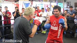 Does Manny Pacquiao still have SPEED amp POWER [upl. by Eeneg]