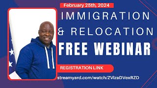 FREE WEBINAR Immigration and Relocation Strategies to the US Canada Europe and Australia [upl. by Marceau]