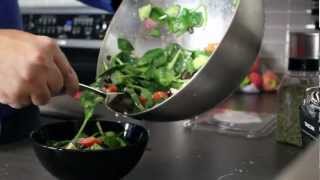 Super Easy Greek Salad Recipe with Spinach [upl. by Aubrey426]