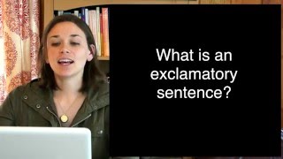 What is an exclamatory sentence Function vs Form [upl. by Ahar]