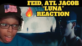 AMERICAN Reacts to Feid ATL Jacob quotLUNAquot [upl. by Odnavres210]